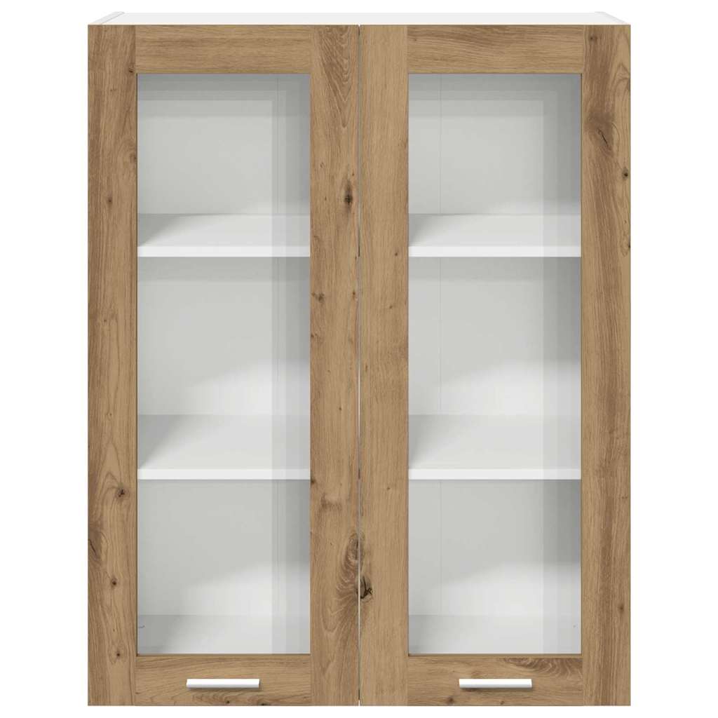 Hangkast Riga Artisan Eiken 80 x 31 x 100 cm Bewerkt hout