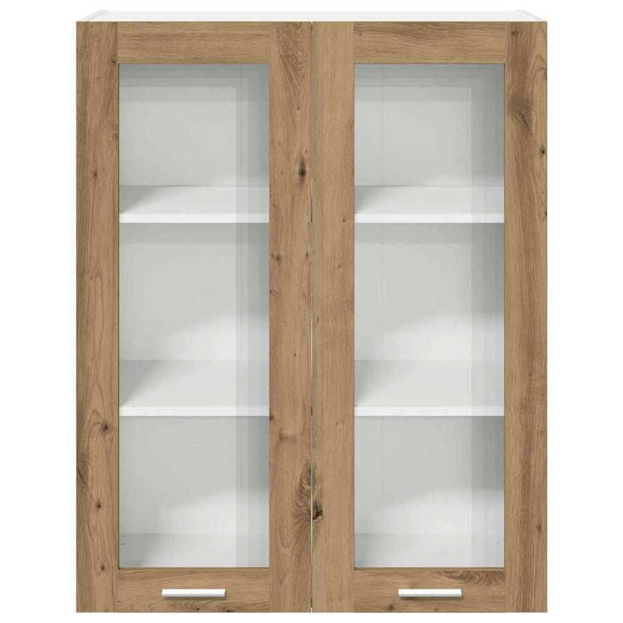 Hangkast Riga Artisan Eiken 80 x 31 x 100 cm Bewerkt hout