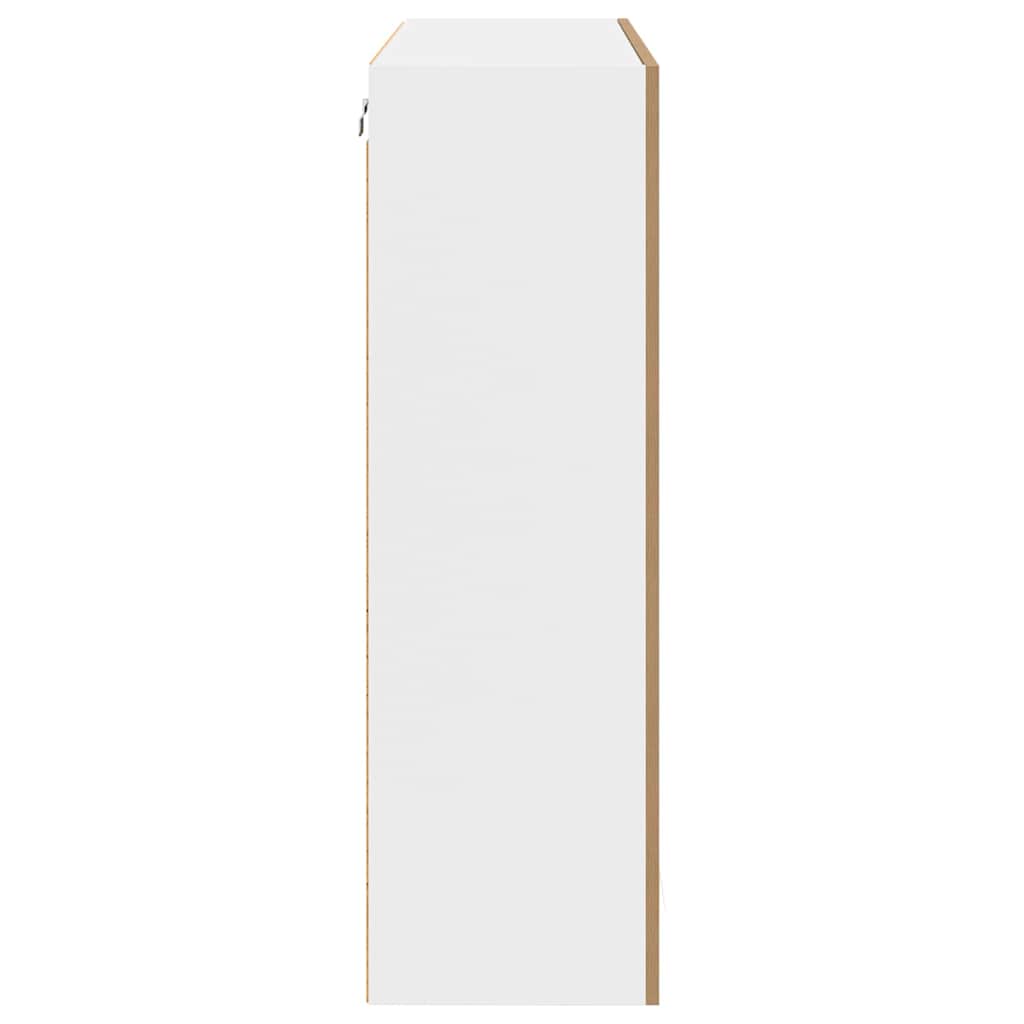 Hangkast Riga Artisan Eiken 80 x 31 x 100 cm Bewerkt hout