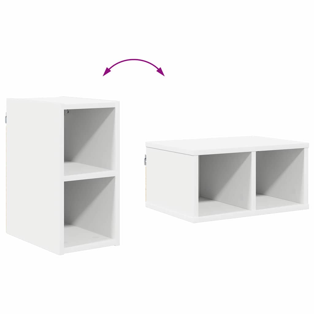 Hangkast met plank Riga Wit 20 x 29,5 x 40 cm Bewerkt hout