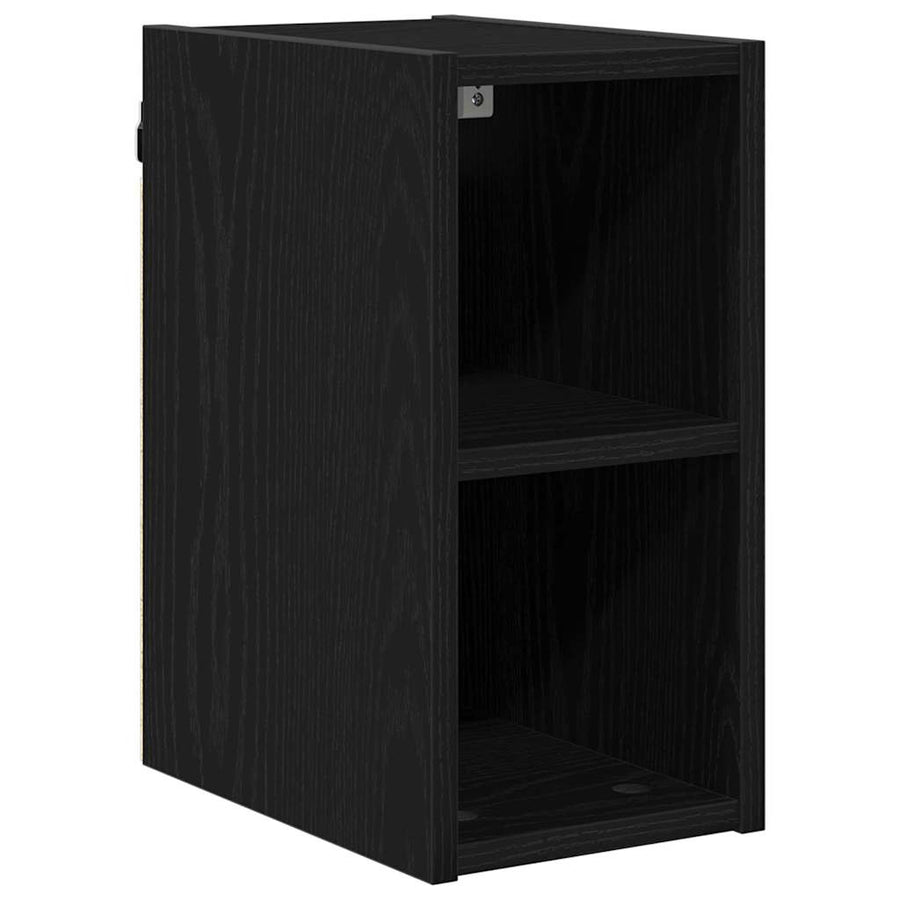 Hangkast Riga Zwart Eiken 20 x 29,5 x 40 cm Bewerkt hout