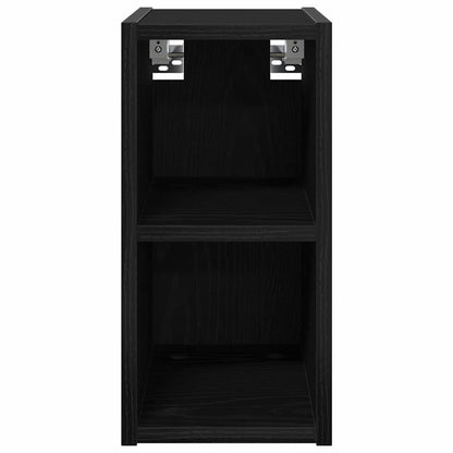 Hangkast Riga Zwart Eiken 20 x 29,5 x 40 cm Bewerkt hout