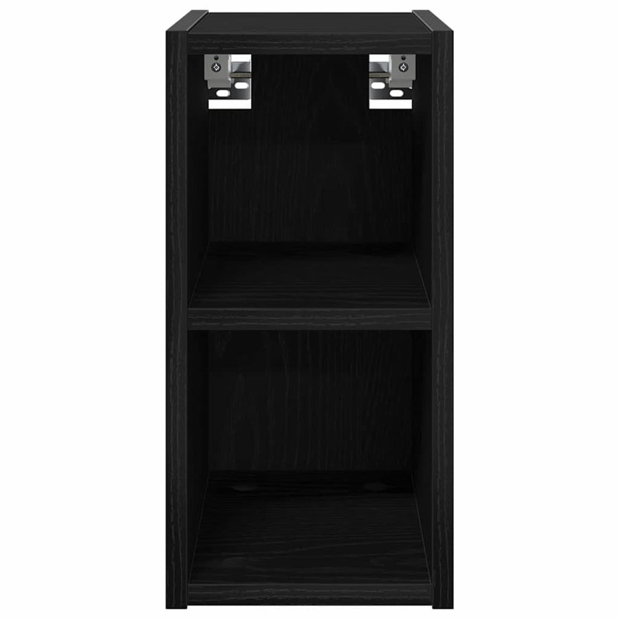 Hangkast Riga Zwart Eiken 20 x 29,5 x 40 cm Bewerkt hout