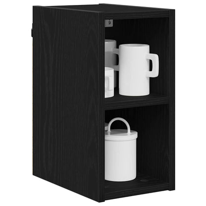 Hangkast Riga Zwart Eiken 20 x 29,5 x 40 cm Bewerkt hout