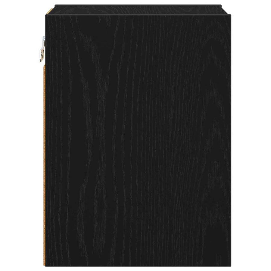 Hangkast Riga Zwart Eiken 20 x 29,5 x 40 cm Bewerkt hout