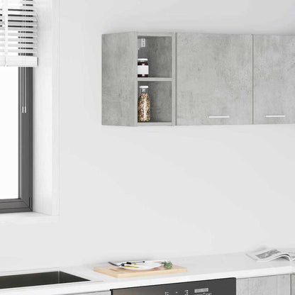Hangkast Riga Beton Grijs 20 x 29,5 x 40 cm Bewerkt hout