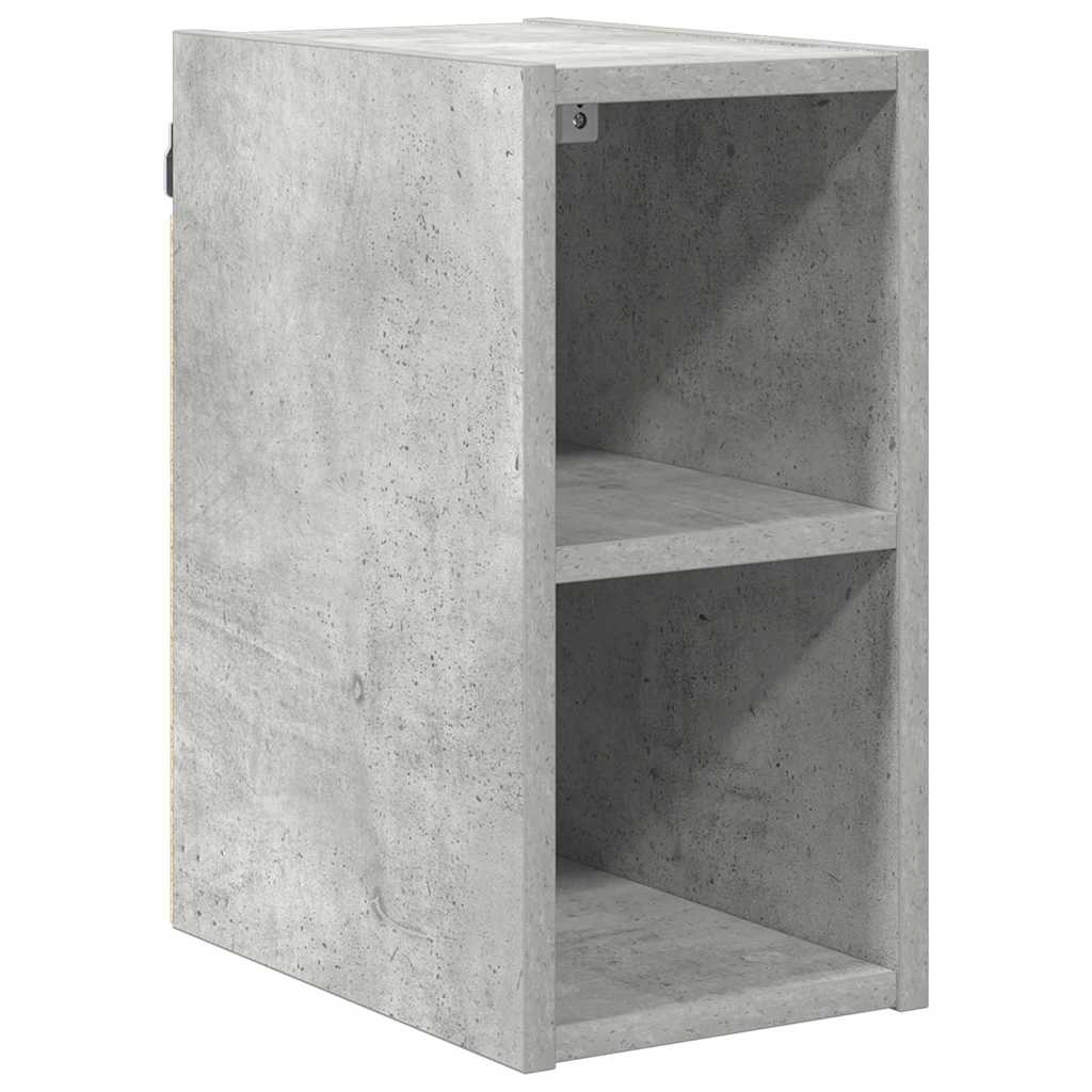 Hangkast Riga Beton Grijs 20 x 29,5 x 40 cm Bewerkt hout