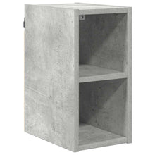 Hangkast Riga Beton Grijs 20 x 29,5 x 40 cm Bewerkt hout