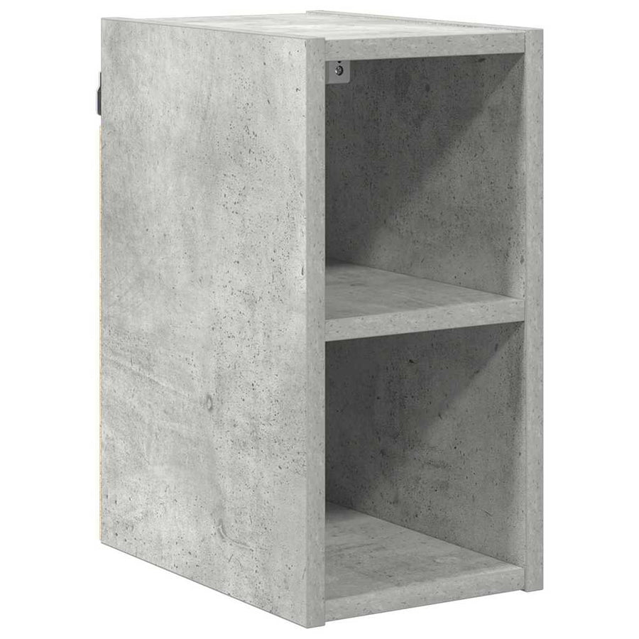 Hangkast Riga Beton Grijs 20 x 29,5 x 40 cm Bewerkt hout