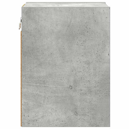 Hangkast Riga Beton Grijs 20 x 29,5 x 40 cm Bewerkt hout