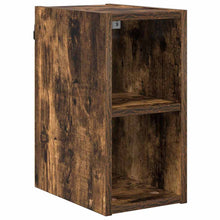 Hangkast Riga Gerookt eiken 20 x 29,5 x 40 cm Bewerkt hout