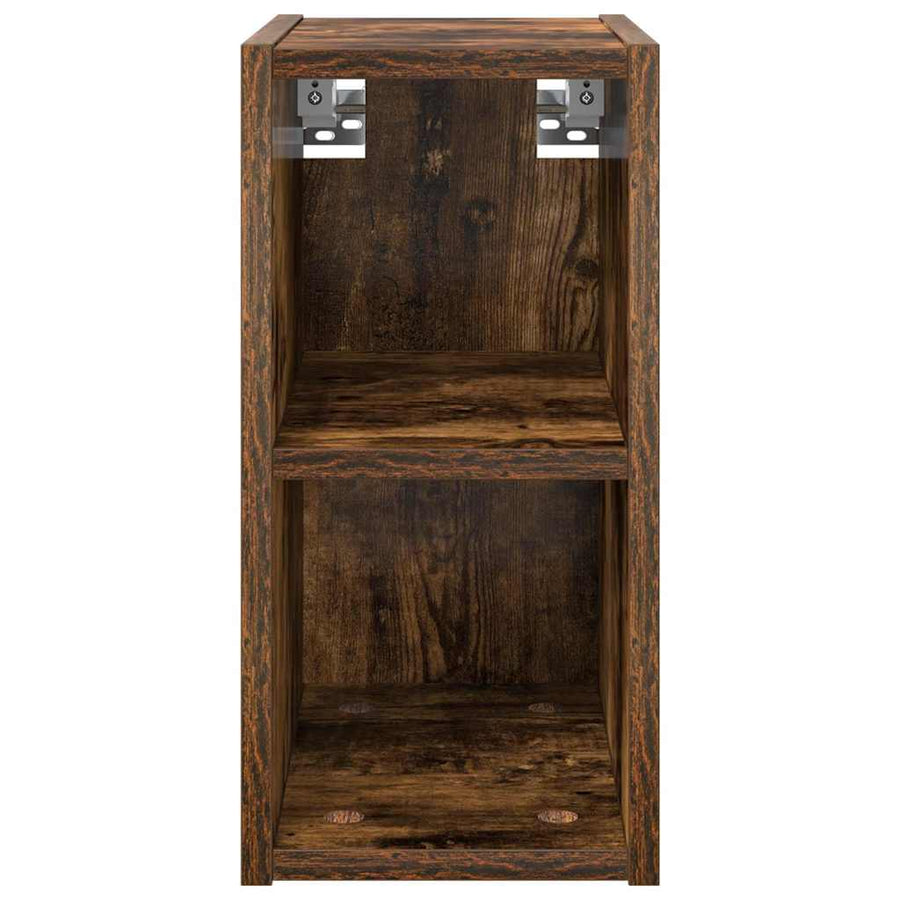 Hangkast Riga Gerookt eiken 20 x 29,5 x 40 cm Bewerkt hout