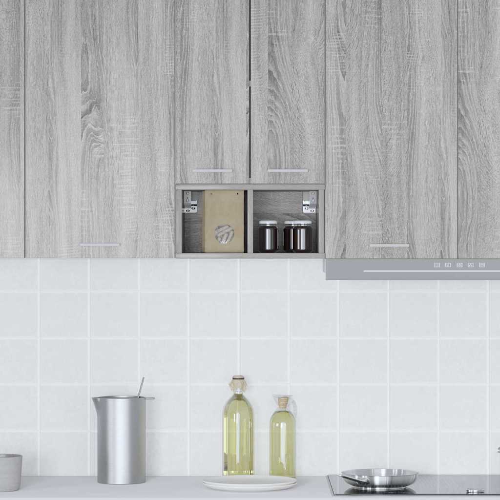 Hangkast Riga Grijs Sonoma 20 x 29,5 x 40 cm Bewerkt hout
