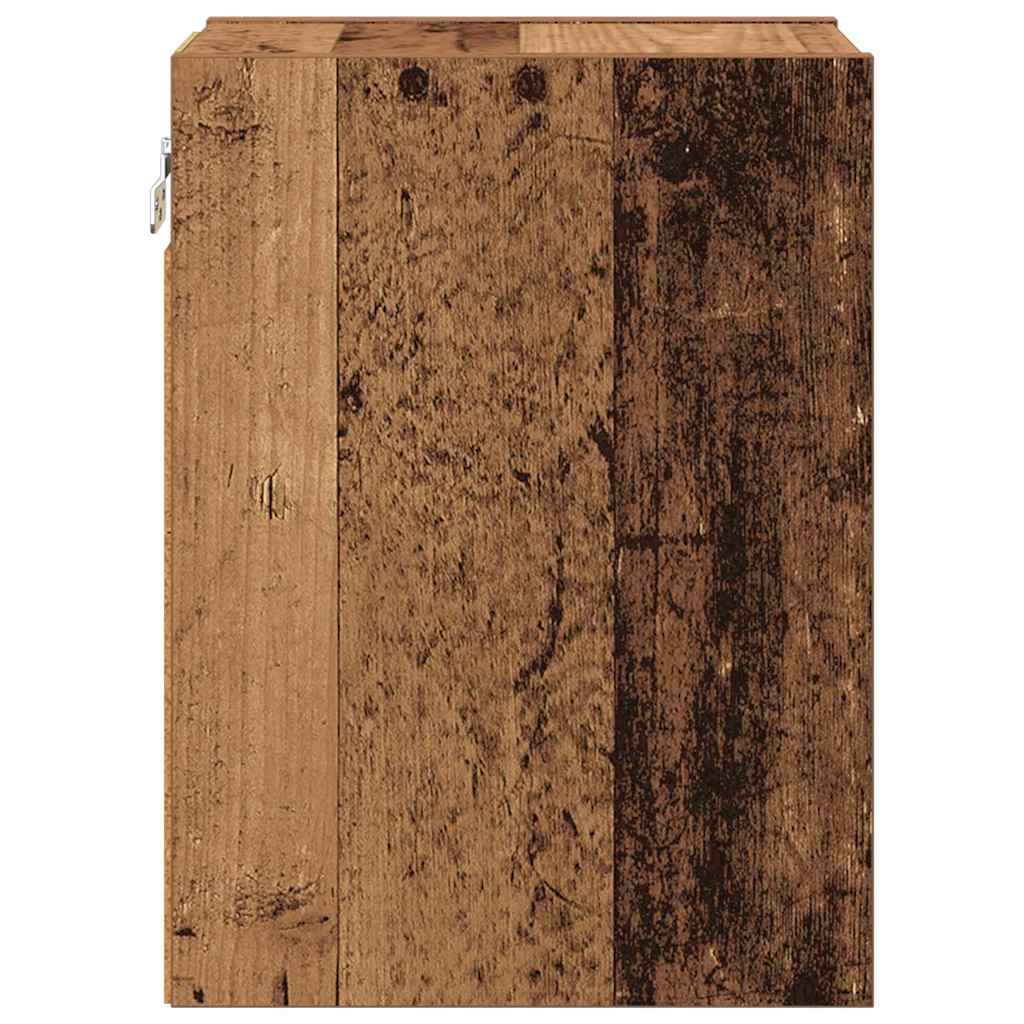 Hangkast met plank Riga Oud Hout 20 x 29,5 x 40 cm Bewerkt hout