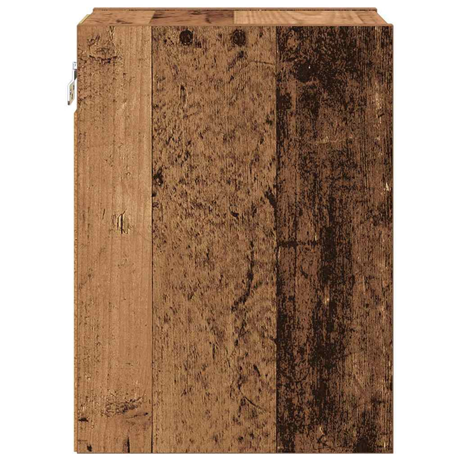 Hangkast met plank Riga Oud Hout 20 x 29,5 x 40 cm Bewerkt hout
