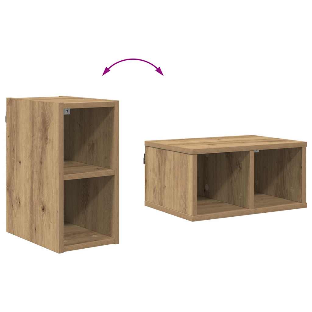 Hangkast Riga Artisan Eiken 20 x 29,5 x 40 cm Bewerkt hout