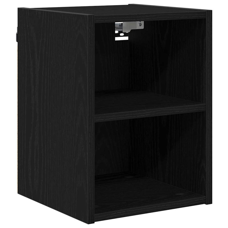 Hangkast Riga Zwart Eiken 30 x 29,5 x 40 cm Bewerkt hout