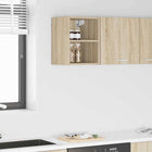 Wall Cabinet with Storage Sonoma Oak 30 x 29.5 x 40 cm Engineered Wood