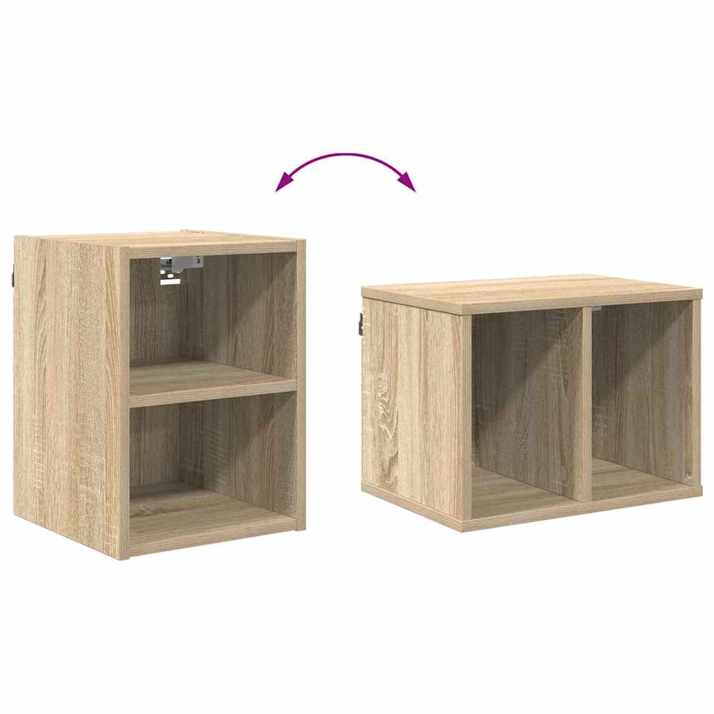 Hangkast Riga Sonoma Eiken 30 x 29,5 x 40 cm Bewerkt hout