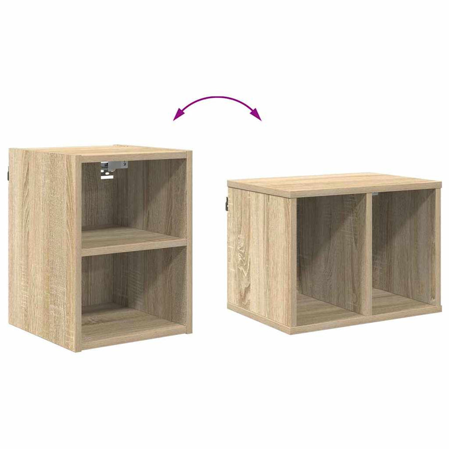 Hangkast Riga Sonoma Eiken 30 x 29,5 x 40 cm Bewerkt hout