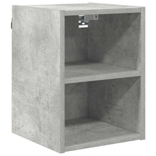 Hangkast Riga Beton Grijs 30 x 29,5 x 40 cm Bewerkt hout