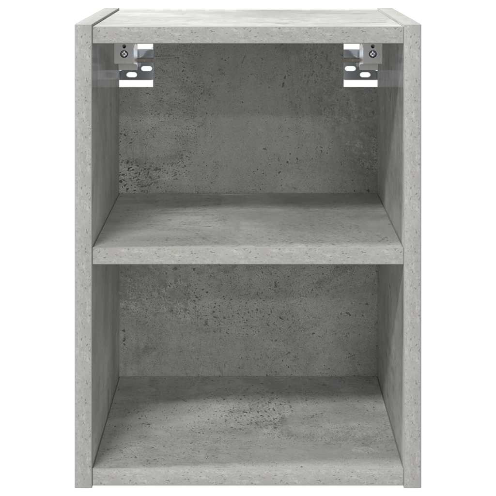 Hangkast Riga Beton Grijs 30 x 29,5 x 40 cm Bewerkt hout