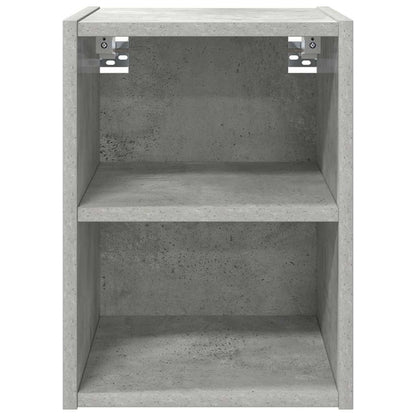Hangkast Riga Beton Grijs 30 x 29,5 x 40 cm Bewerkt hout