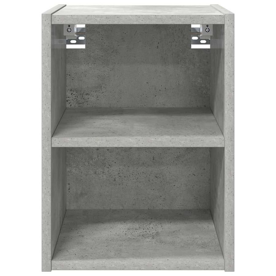 Hangkast Riga Beton Grijs 30 x 29,5 x 40 cm Bewerkt hout