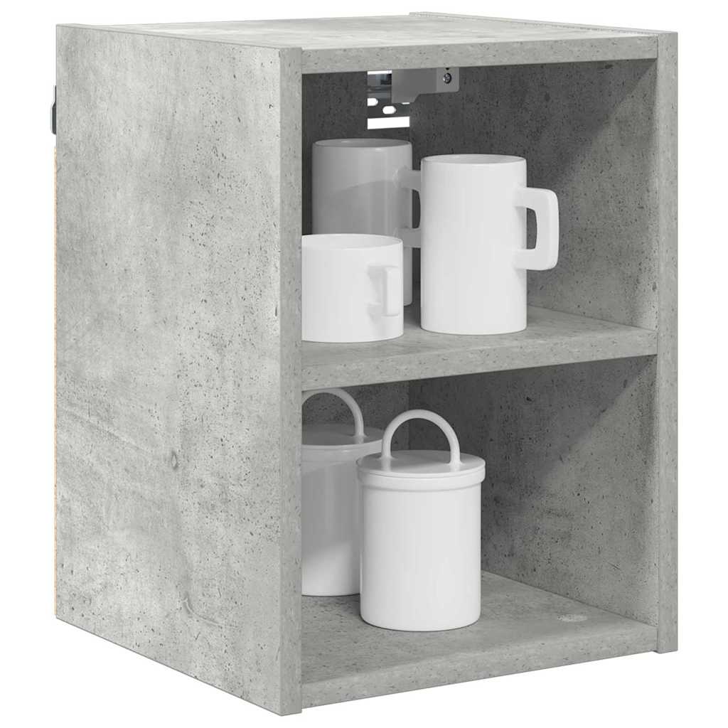 Hangkast Riga Beton Grijs 30 x 29,5 x 40 cm Bewerkt hout