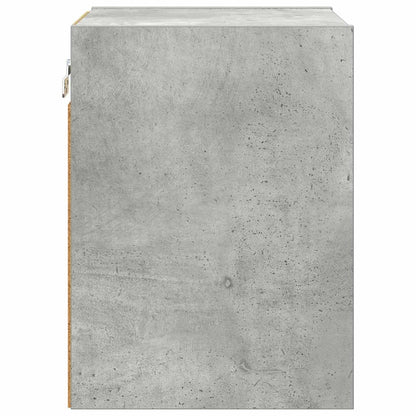 Hangkast Riga Beton Grijs 30 x 29,5 x 40 cm Bewerkt hout