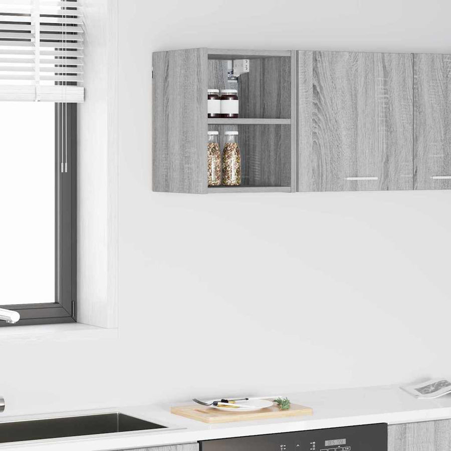 Hangkast Riga Grijs Sonoma 30 x 29,5 x 40 cm Bewerkt hout