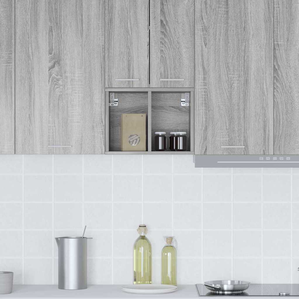 Hangkast Riga Grijs Sonoma 30 x 29,5 x 40 cm Bewerkt hout