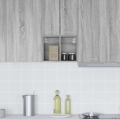 Hangkast Riga Grijs Sonoma 30 x 29,5 x 40 cm Bewerkt hout