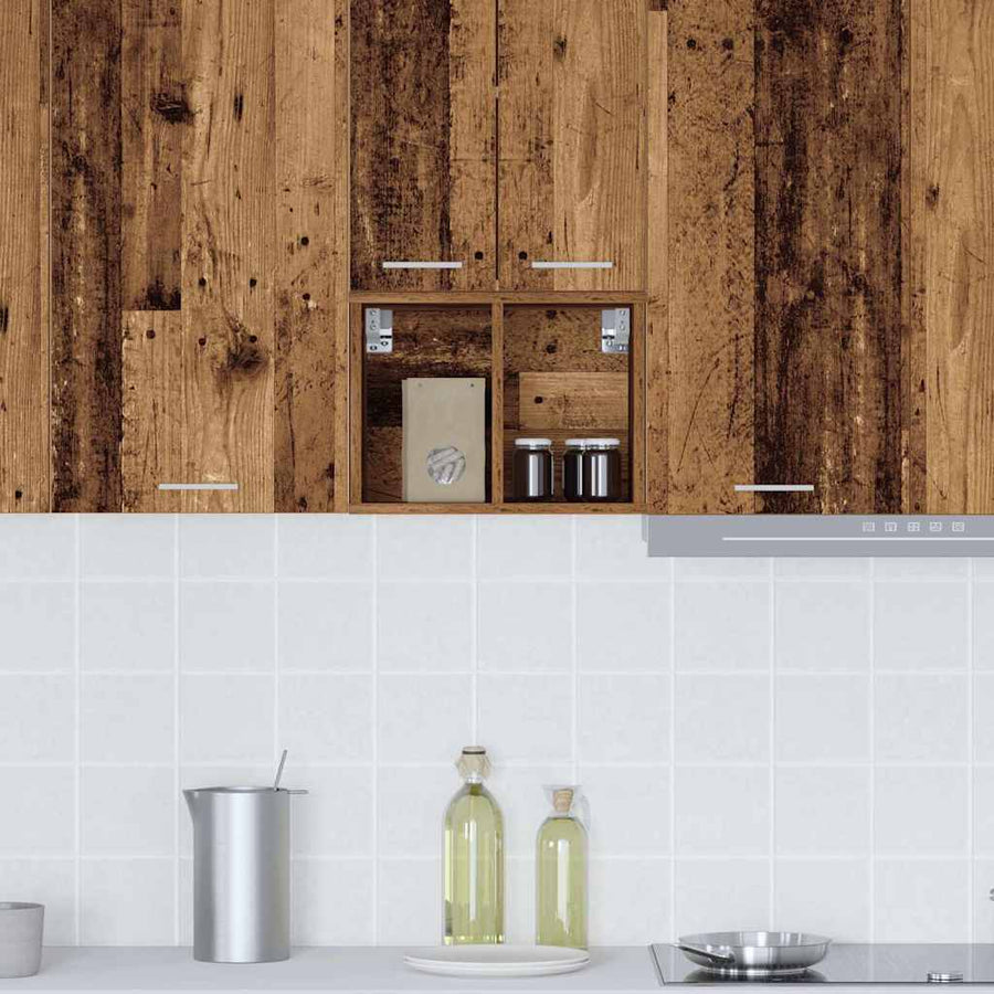 Hangkast met plank Riga Oud Hout 30 x 29,5 x 40 cm Bewerkt hout