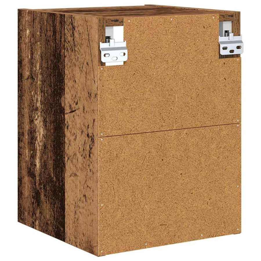Hangkast met plank Riga Oud Hout 30 x 29,5 x 40 cm Bewerkt hout