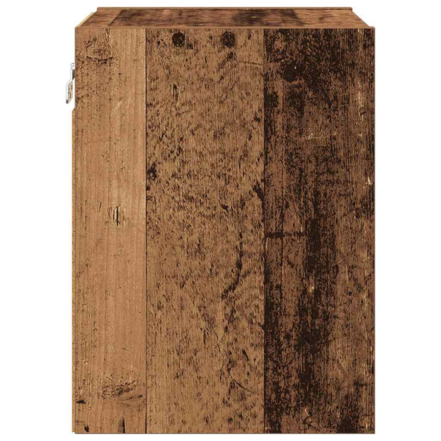 Hangkast met plank Riga Oud Hout 30 x 29,5 x 40 cm Bewerkt hout