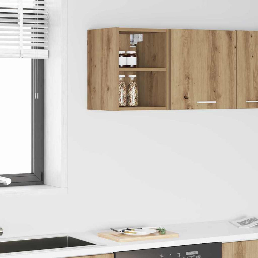 Hangkast Riga Artisan Eiken 30 x 29,5 x 40 cm Bewerkt hout