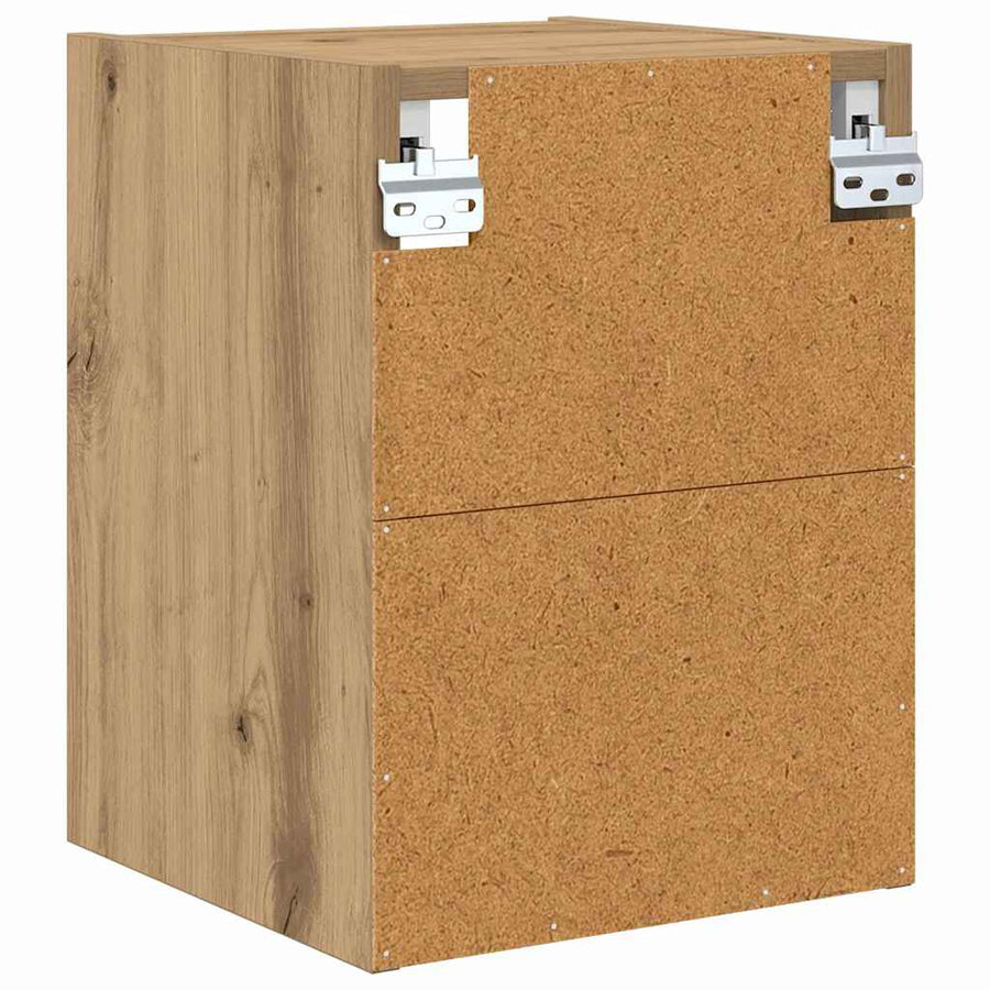 Hangkast Riga Artisan Eiken 30 x 29,5 x 40 cm Bewerkt hout