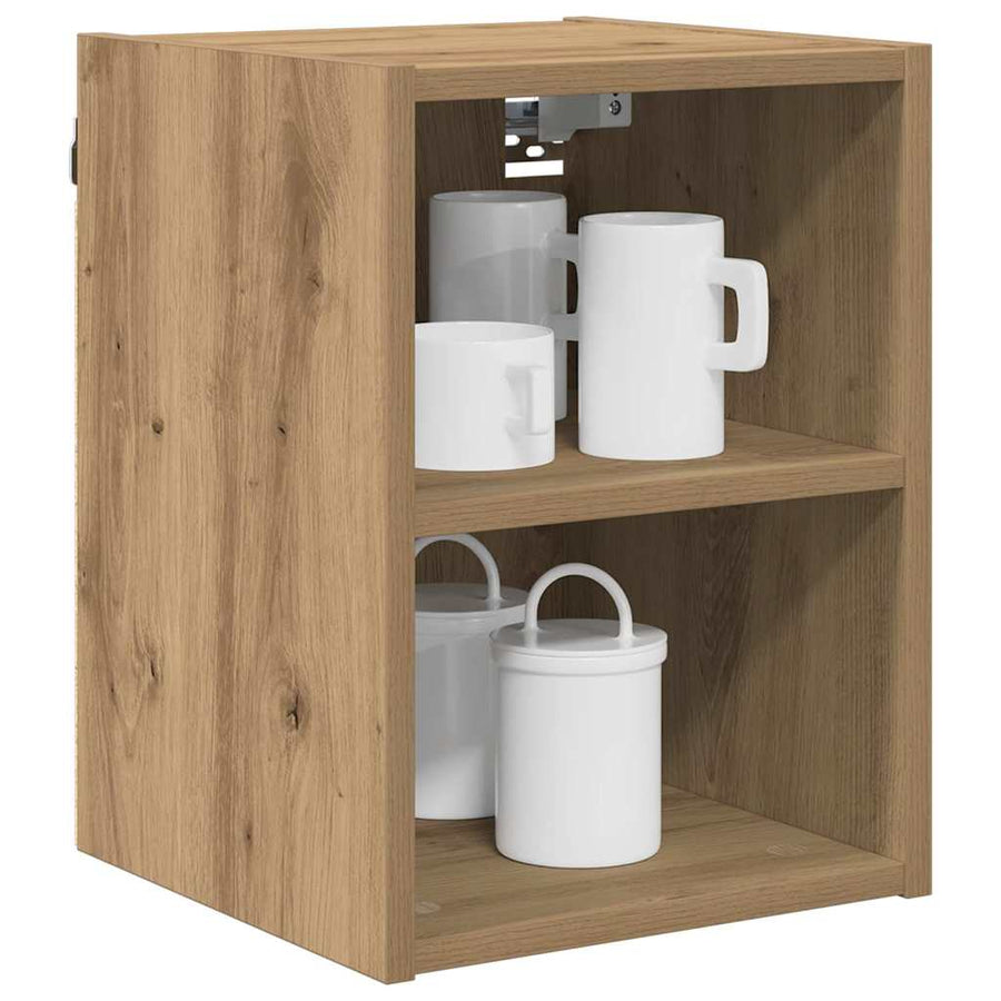 Hangkast Riga Artisan Eiken 30 x 29,5 x 40 cm Bewerkt hout