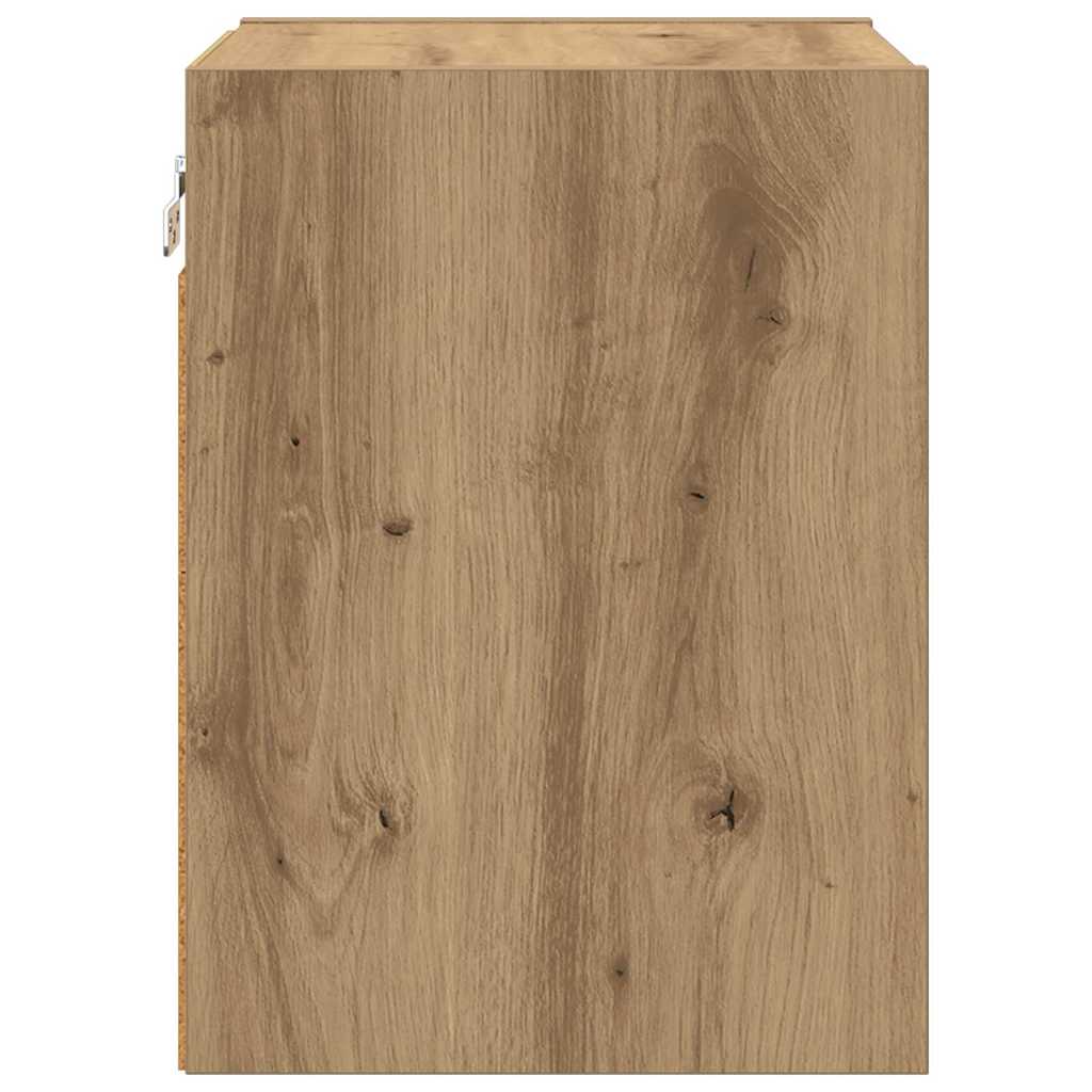 Hangkast Riga Artisan Eiken 30 x 29,5 x 40 cm Bewerkt hout