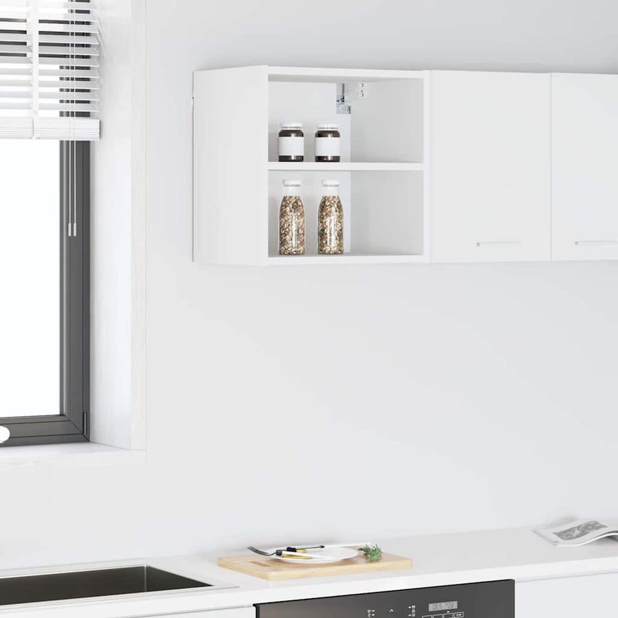 Hangkast met plank Riga Wit 40 x 29,5 x 40 cm Bewerkt hout