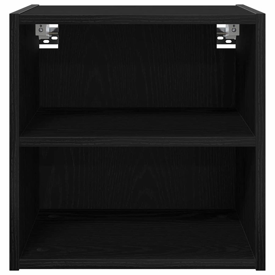 Hangkast Riga Zwart Eiken 40 x 29,5 x 40 cm Bewerkt hout