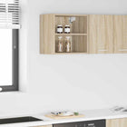 Wall Cabinet with Storage Sonoma Oak 40 x 29.5 x 40 cm Engineered Wood