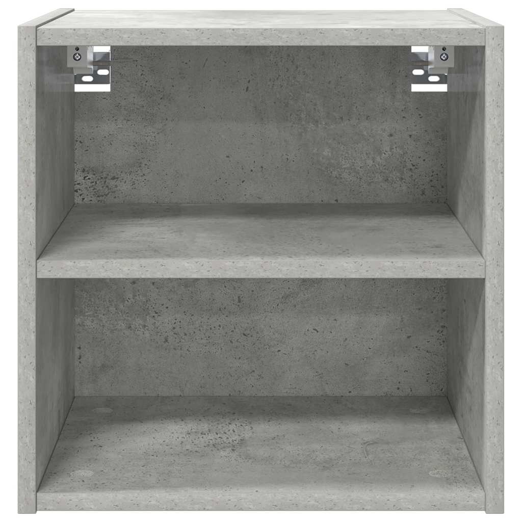 Hangkast Riga Beton Grijs 40 x 29,5 x 40 cm Bewerkt hout
