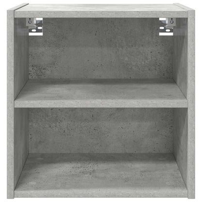 Hangkast Riga Beton Grijs 40 x 29,5 x 40 cm Bewerkt hout