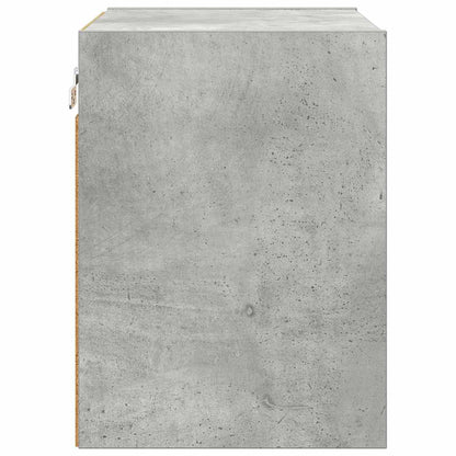 Hangkast Riga Beton Grijs 40 x 29,5 x 40 cm Bewerkt hout