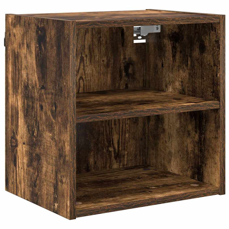 Hangkast Riga Gerookt eiken 40 x 29,5 x 40 cm Bewerkt hout