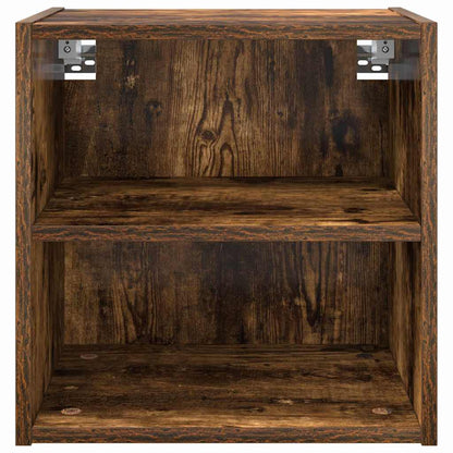 Hangkast Riga Gerookt eiken 40 x 29,5 x 40 cm Bewerkt hout