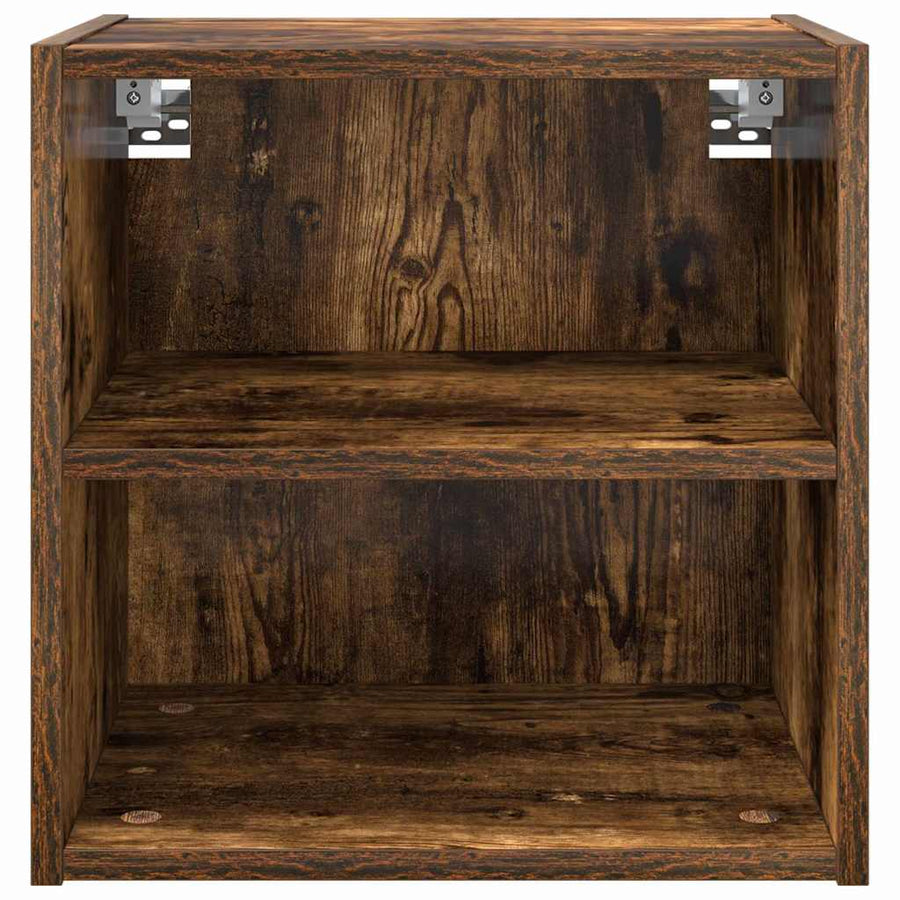 Hangkast Riga Gerookt eiken 40 x 29,5 x 40 cm Bewerkt hout