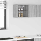 Wall Cabinet with Storage Grey Sonoma 40 x 29.5 x 40 cm Engineered Wood